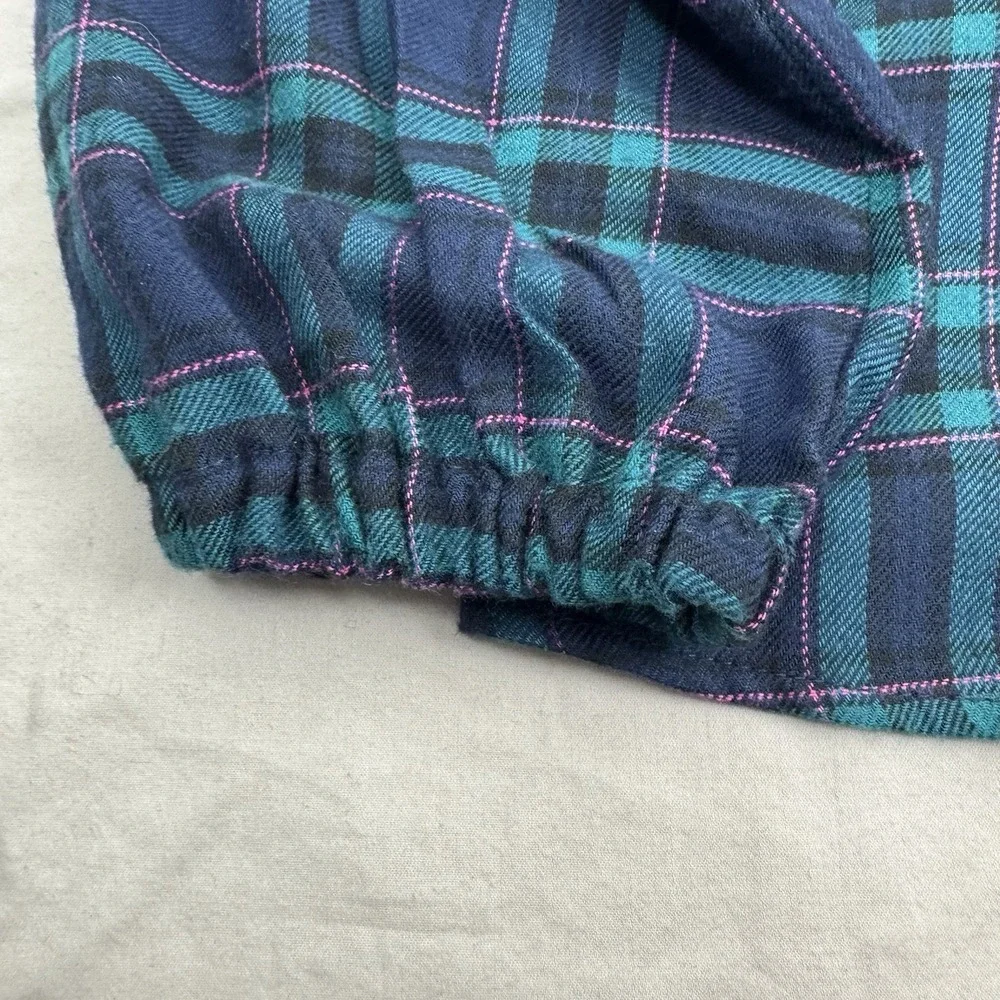 CANDACE CAMERON BURE Womens Long Sleeve Button Flannel‎ Shirt Top Blouse - S